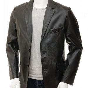 Leather Blazer