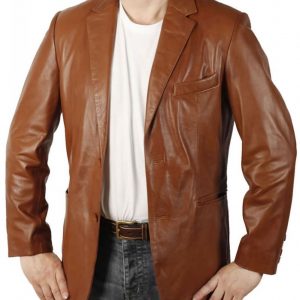 Leather Blazer